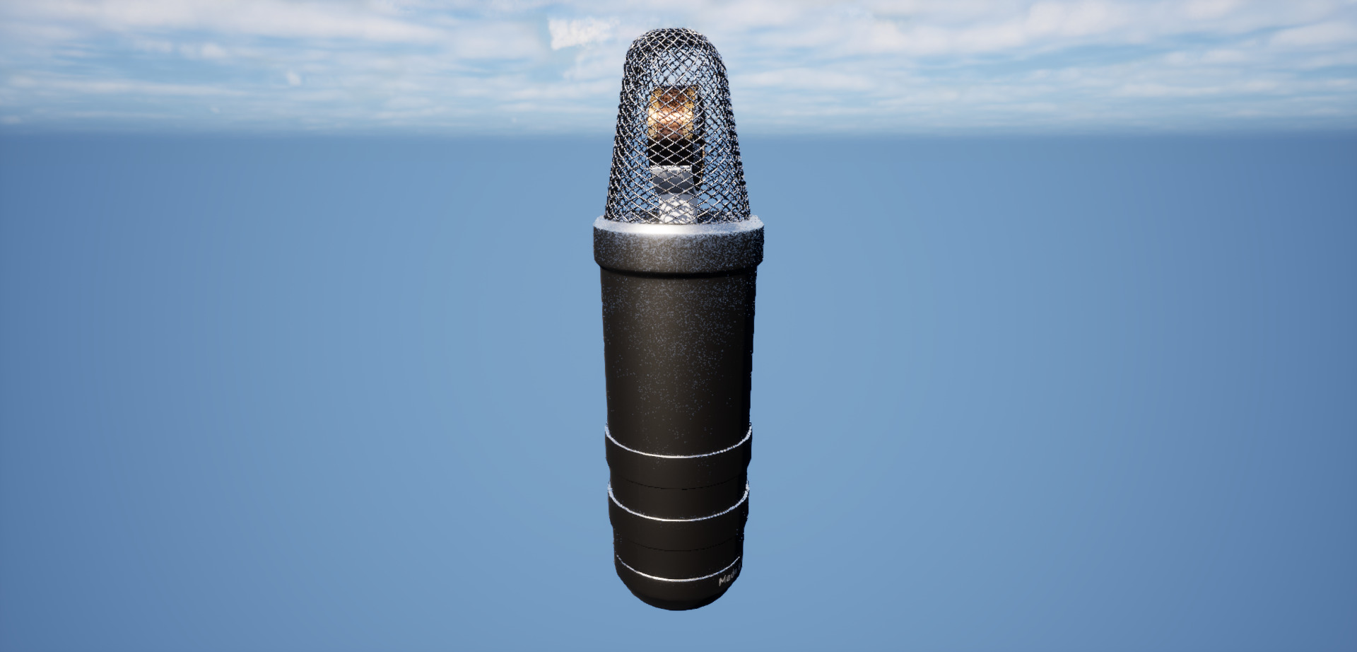 High Quality Studio Microphone - Ride NT1-A 3D model_1
