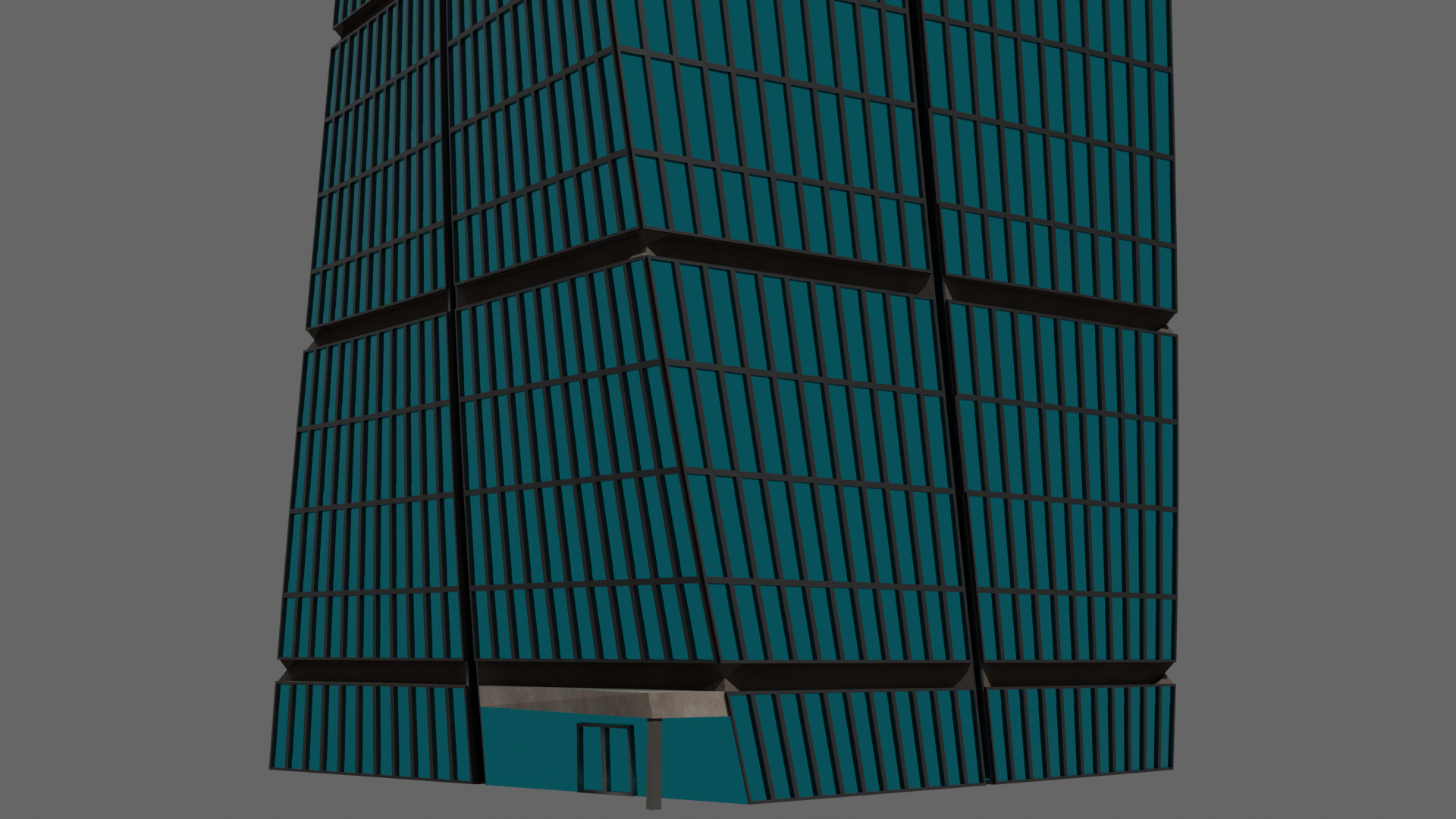 Modular Flow Skyscraper Free 3D model_4