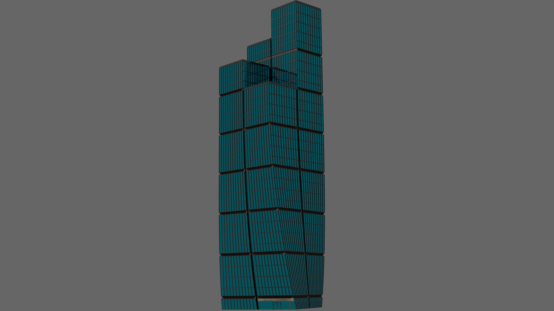 Modular Flow Skyscraper Free 3D model_3