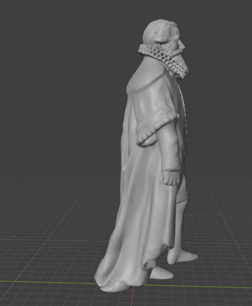 Johannes Kepler 3D print model_9