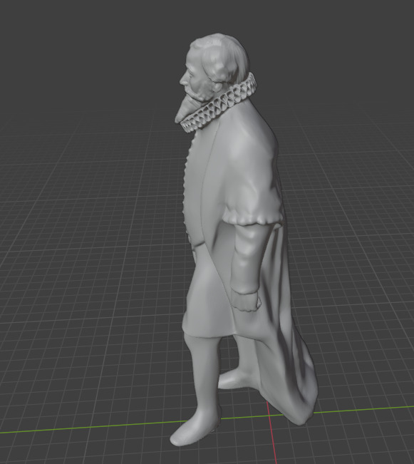 Johannes Kepler 3D print model_5