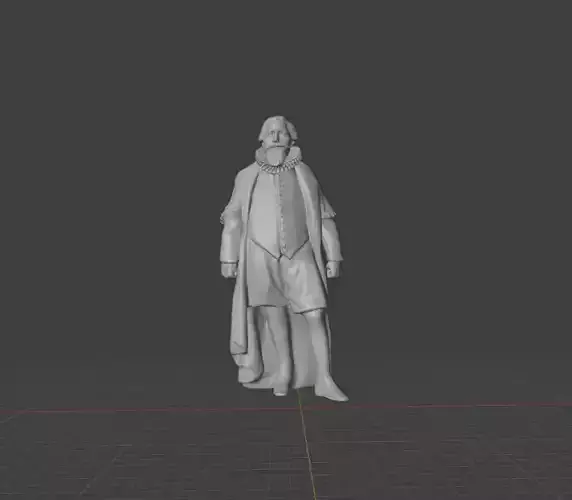 Johannes Kepler 3D print model