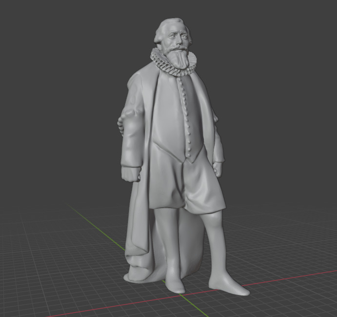 Johannes Kepler 3D print model_1