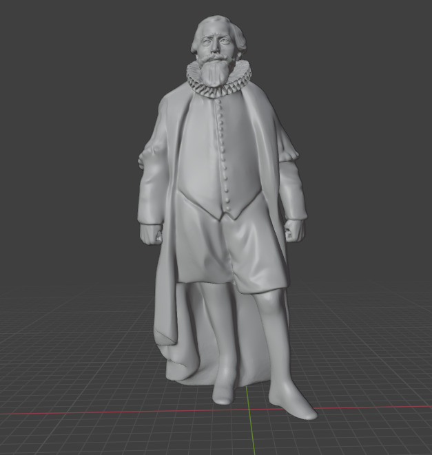 Johannes Kepler 3D print model_4