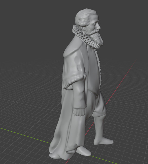 Johannes Kepler 3D print model_13