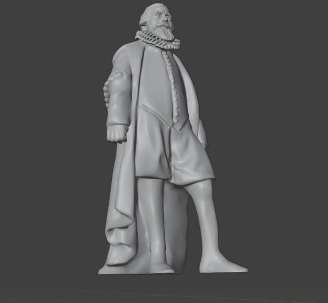 Johannes Kepler 3D print model_3