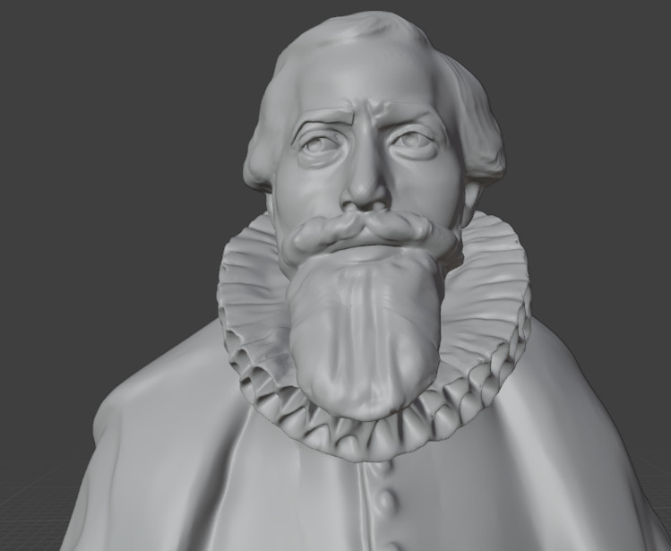Johannes Kepler 3D print model_14