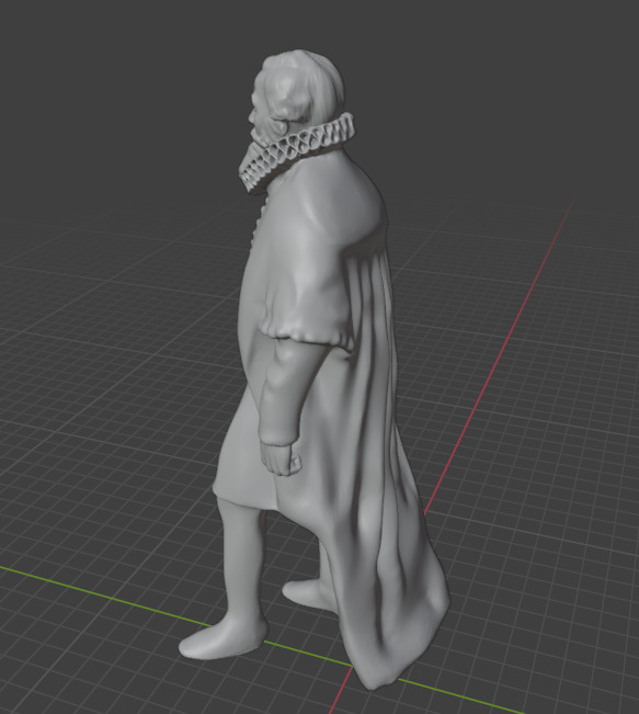 Johannes Kepler 3D print model_25