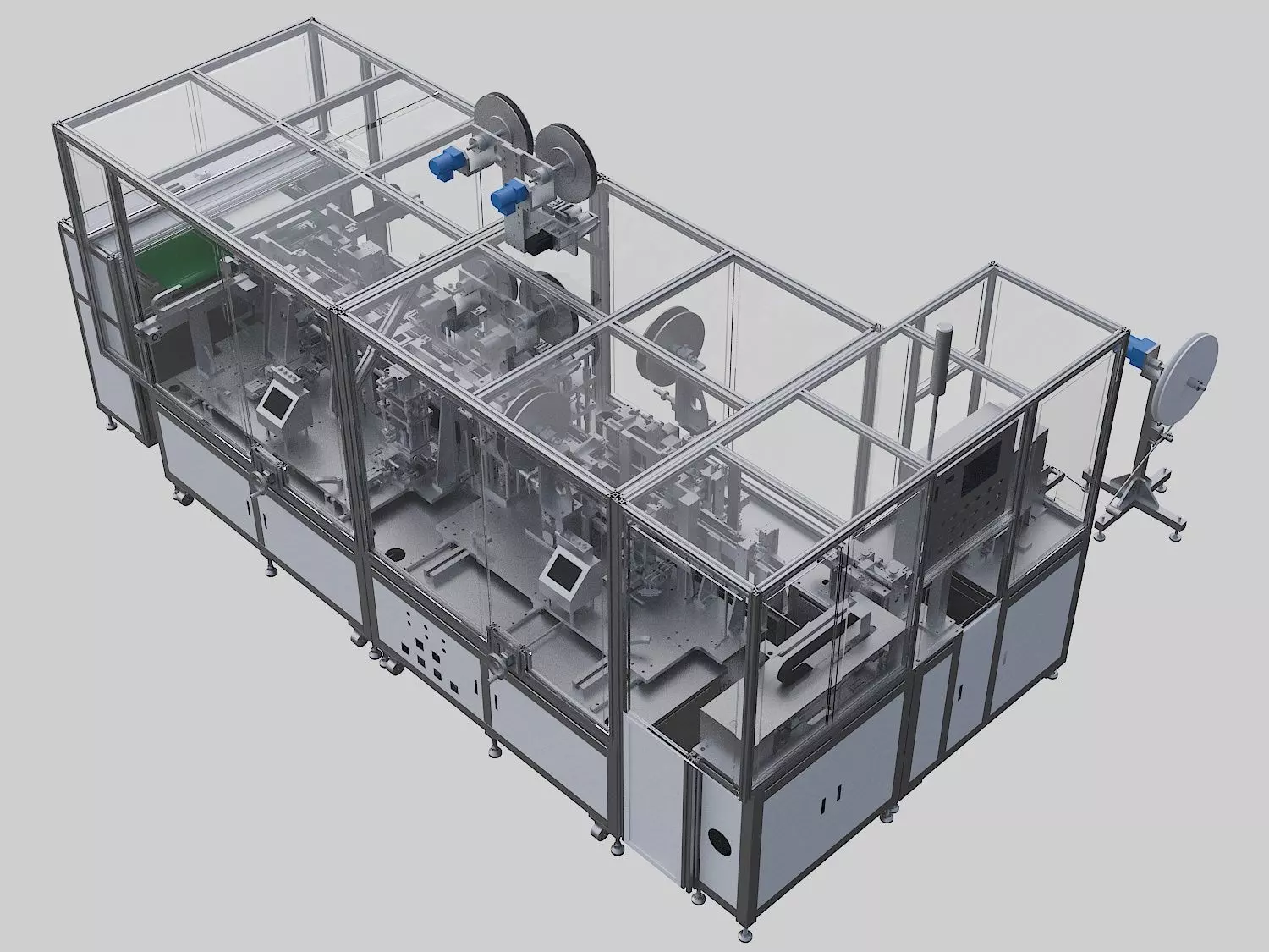 Testing production line 3D model_0