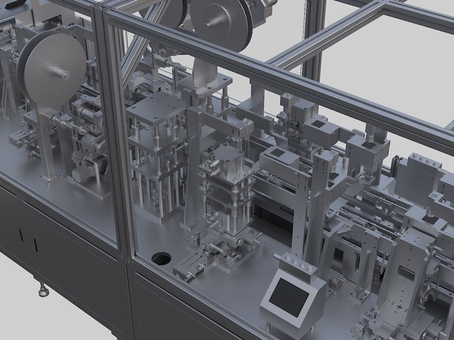 Testing production line 3D model_2