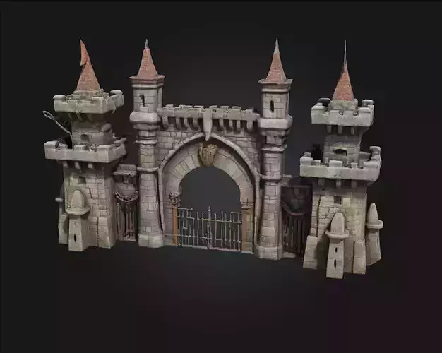 Castle Fortress  Impenetrable Stronghold of Medieval Might