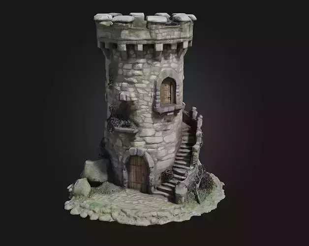 Stone Watchtower Timeless Sentinel of the Highlands
