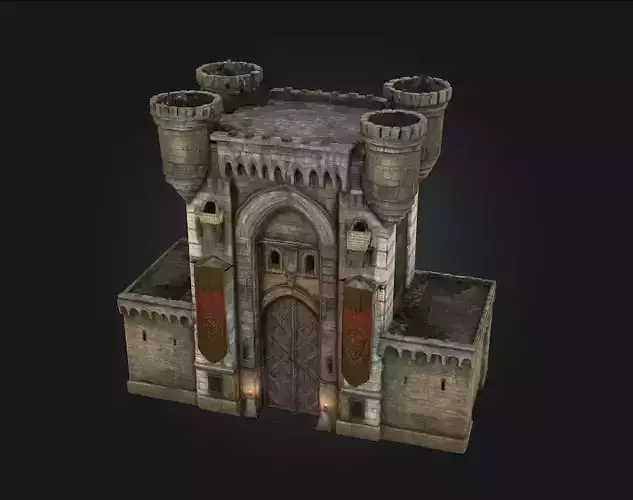 Castle Gate Fortress  Defend the Realm with Strength and Style