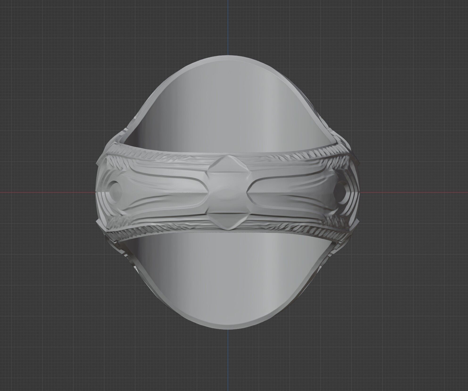 Ring of Chaos enspired by daedra design from elder scrolls 3D print model_4