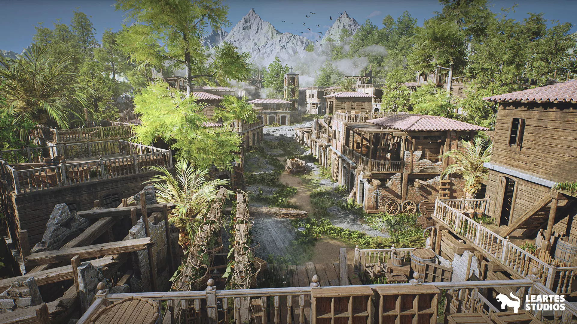 Adventure Island Environment  Low-poly 3D model_0