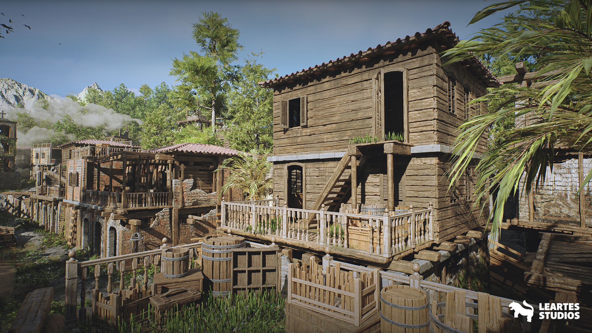 Adventure Island Environment  Low-poly 3D model_5