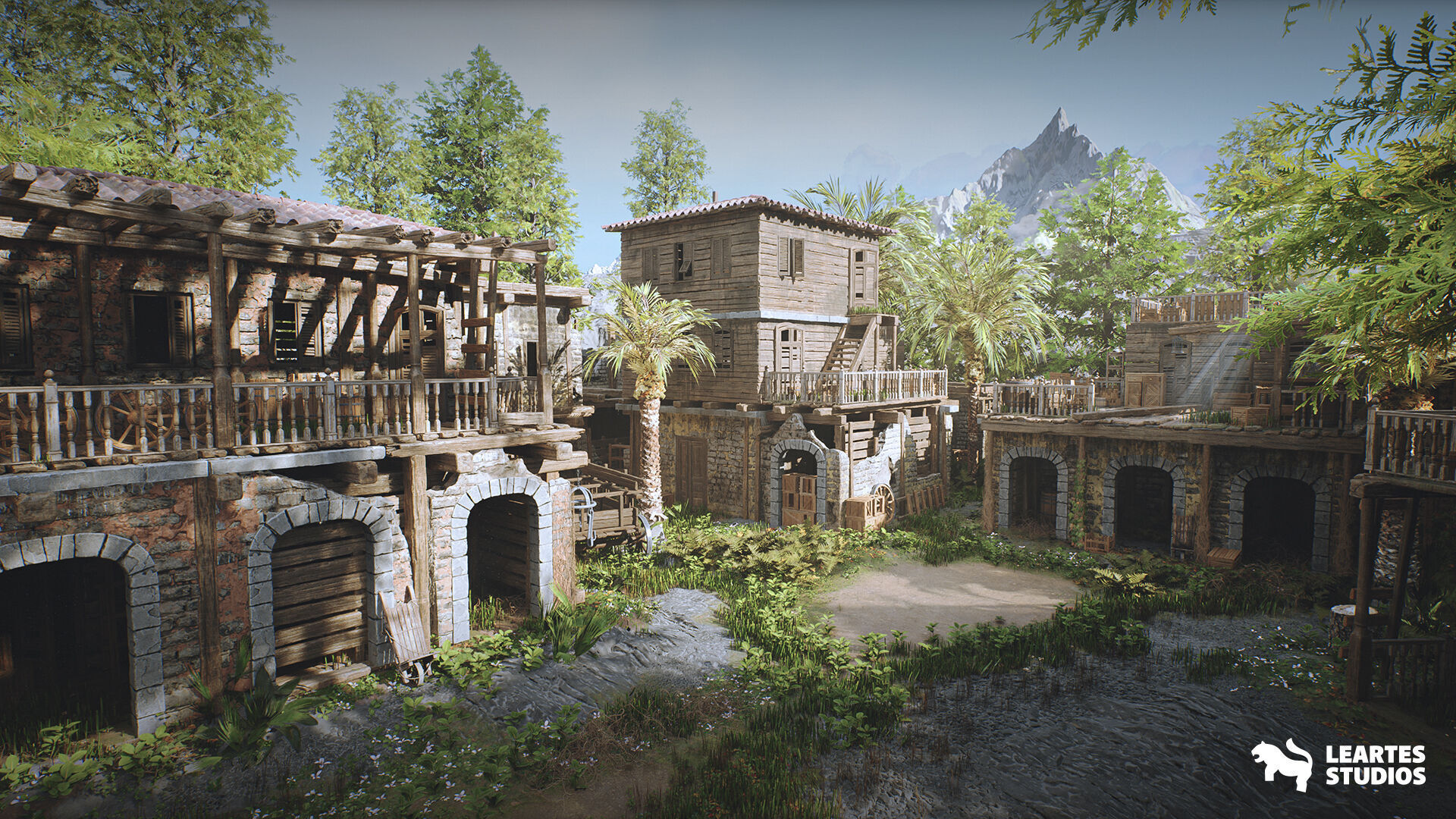 Adventure Island Environment  Low-poly 3D model_19