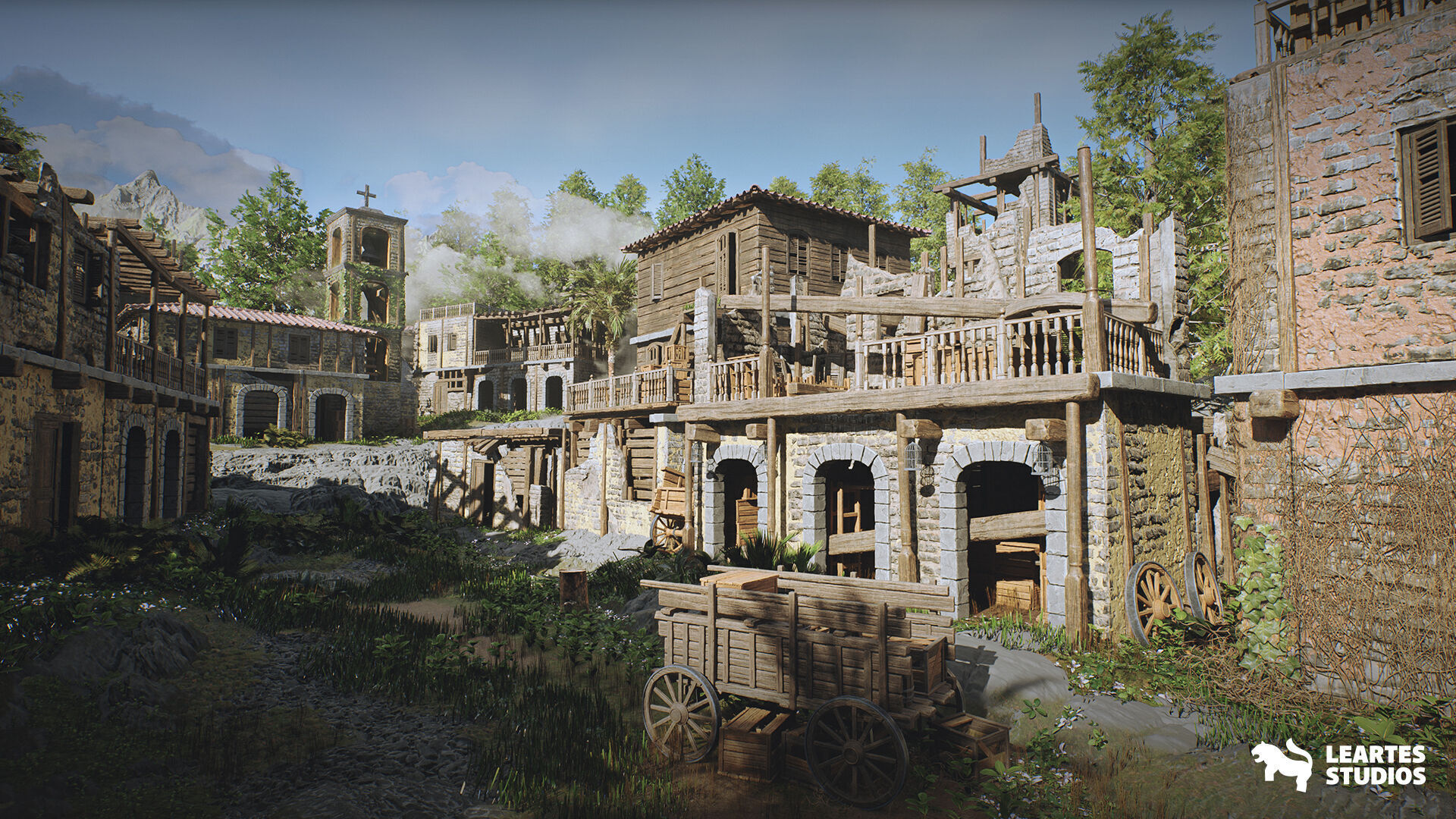 Adventure Island Environment  Low-poly 3D model_10