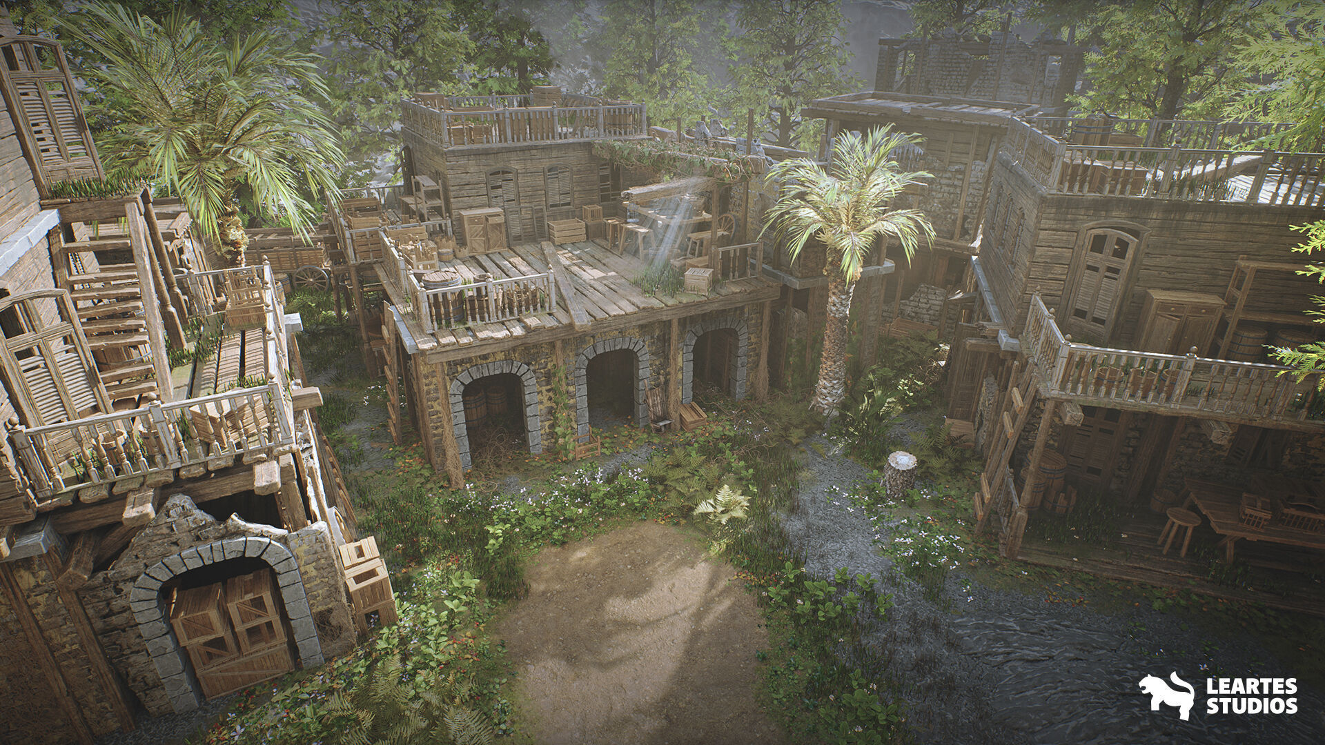 Adventure Island Environment  Low-poly 3D model_3