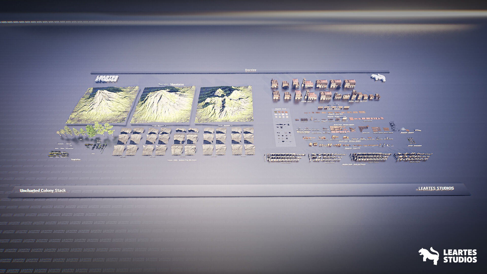 Adventure Island Environment  Low-poly 3D model_17