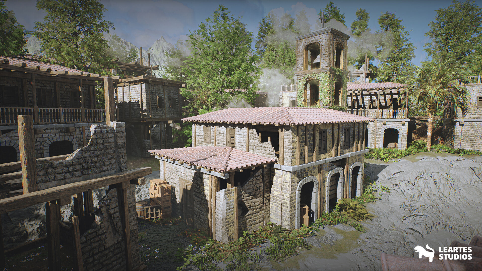 Adventure Island Environment  Low-poly 3D model_8