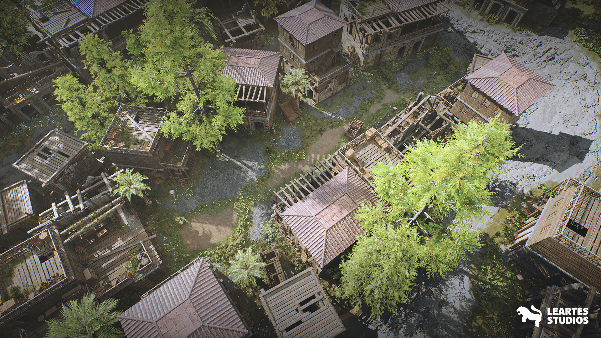 Adventure Island Environment  Low-poly 3D model_6