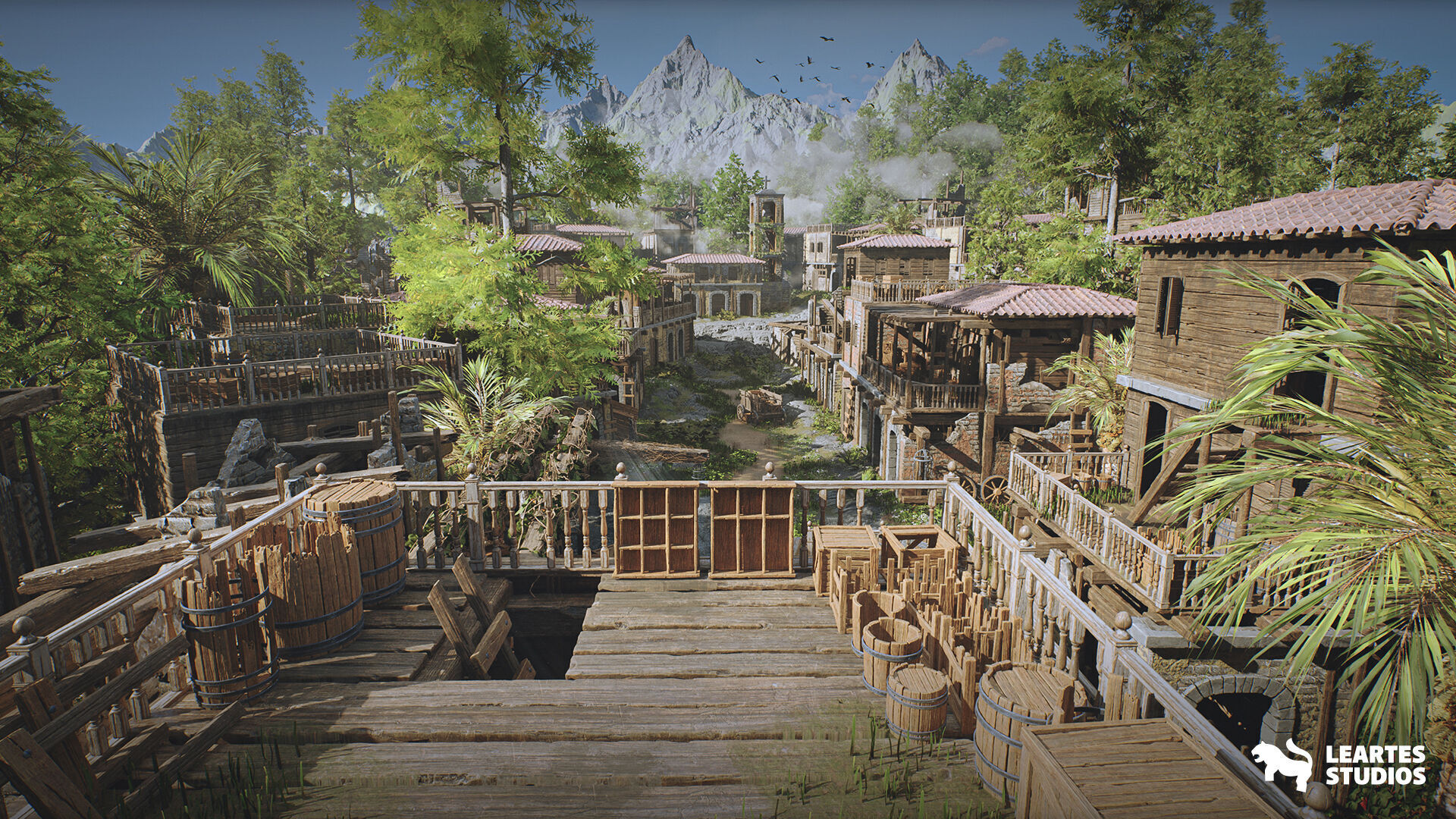 Adventure Island Environment  Low-poly 3D model_22