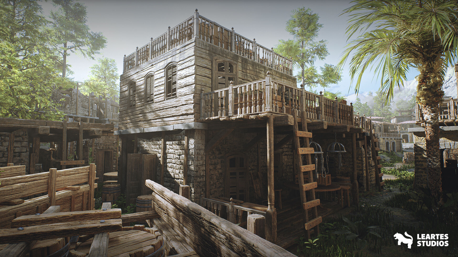 Adventure Island Environment  Low-poly 3D model_20