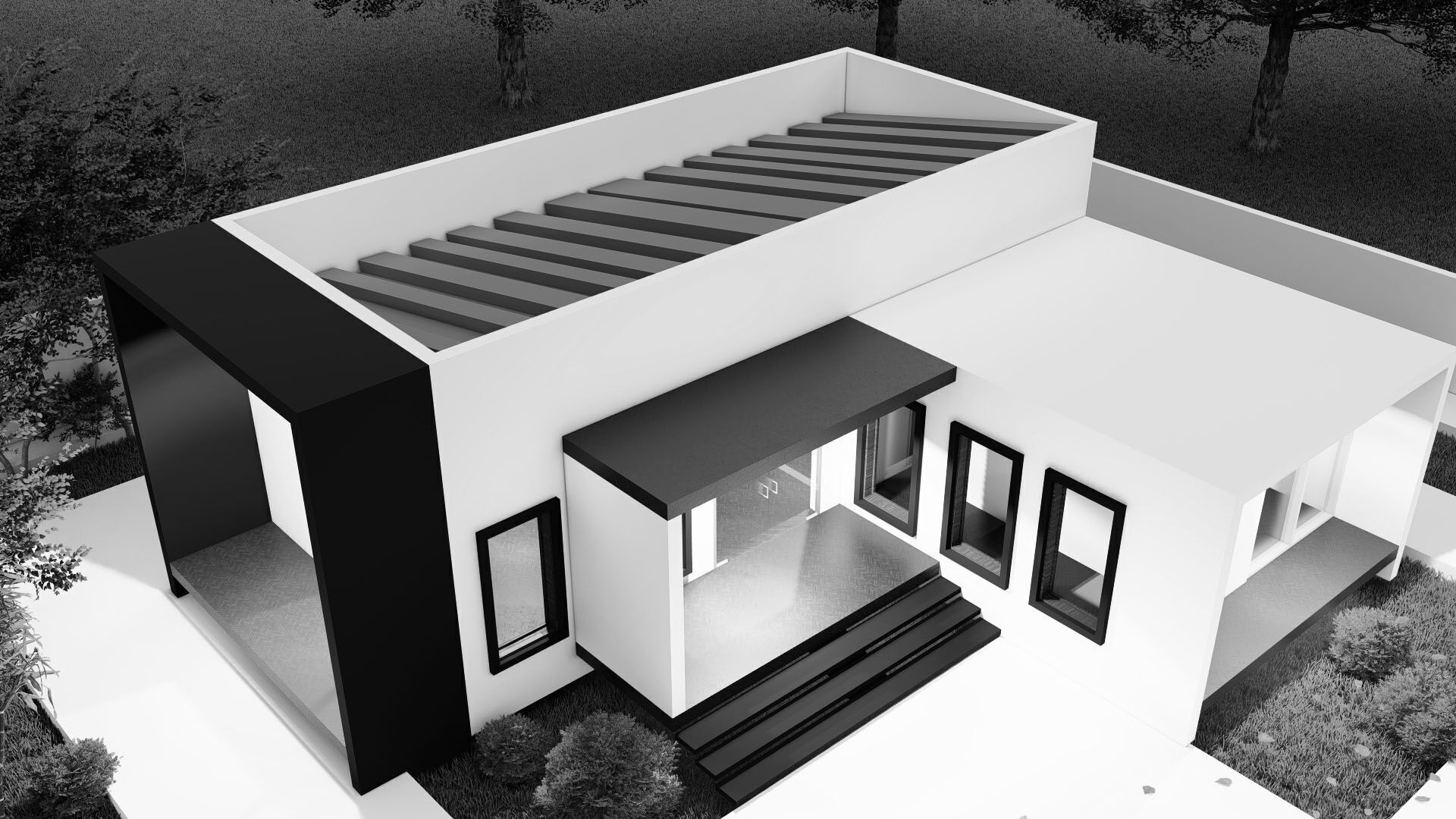 3d-ARCHITECTURAL-MODEL Low-poly 3D model_8