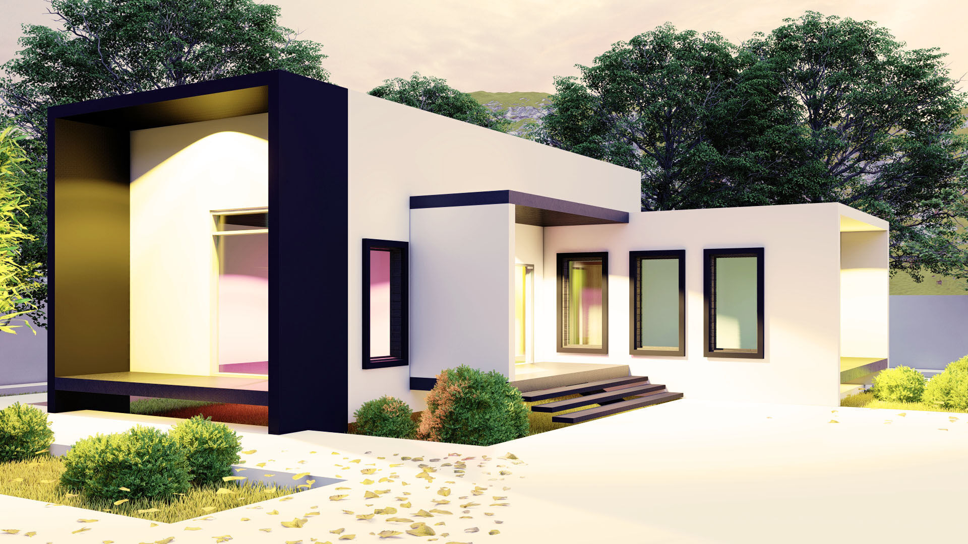 3d-ARCHITECTURAL-MODEL Low-poly 3D model_7