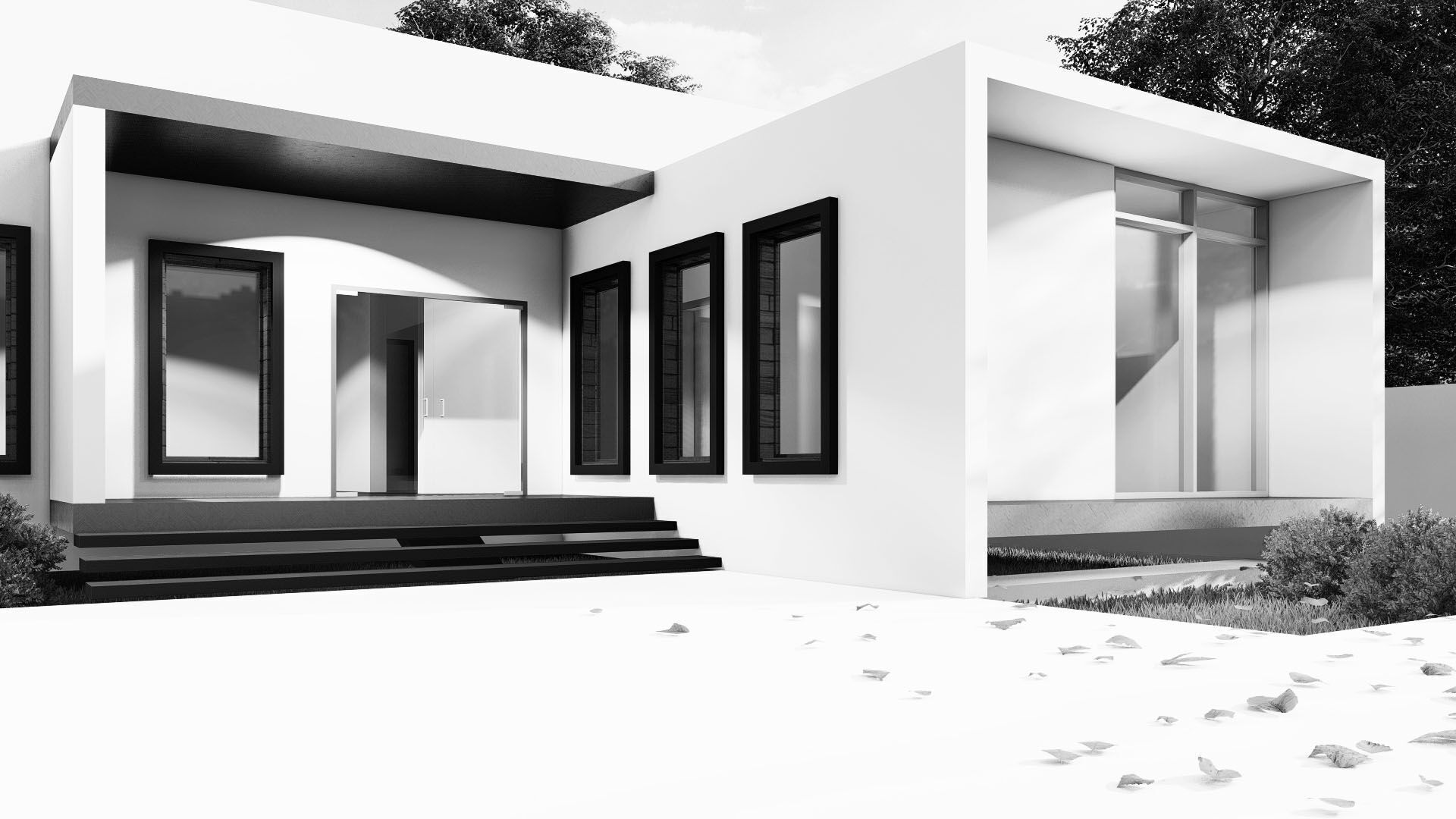 3d-ARCHITECTURAL-MODEL Low-poly 3D model_6