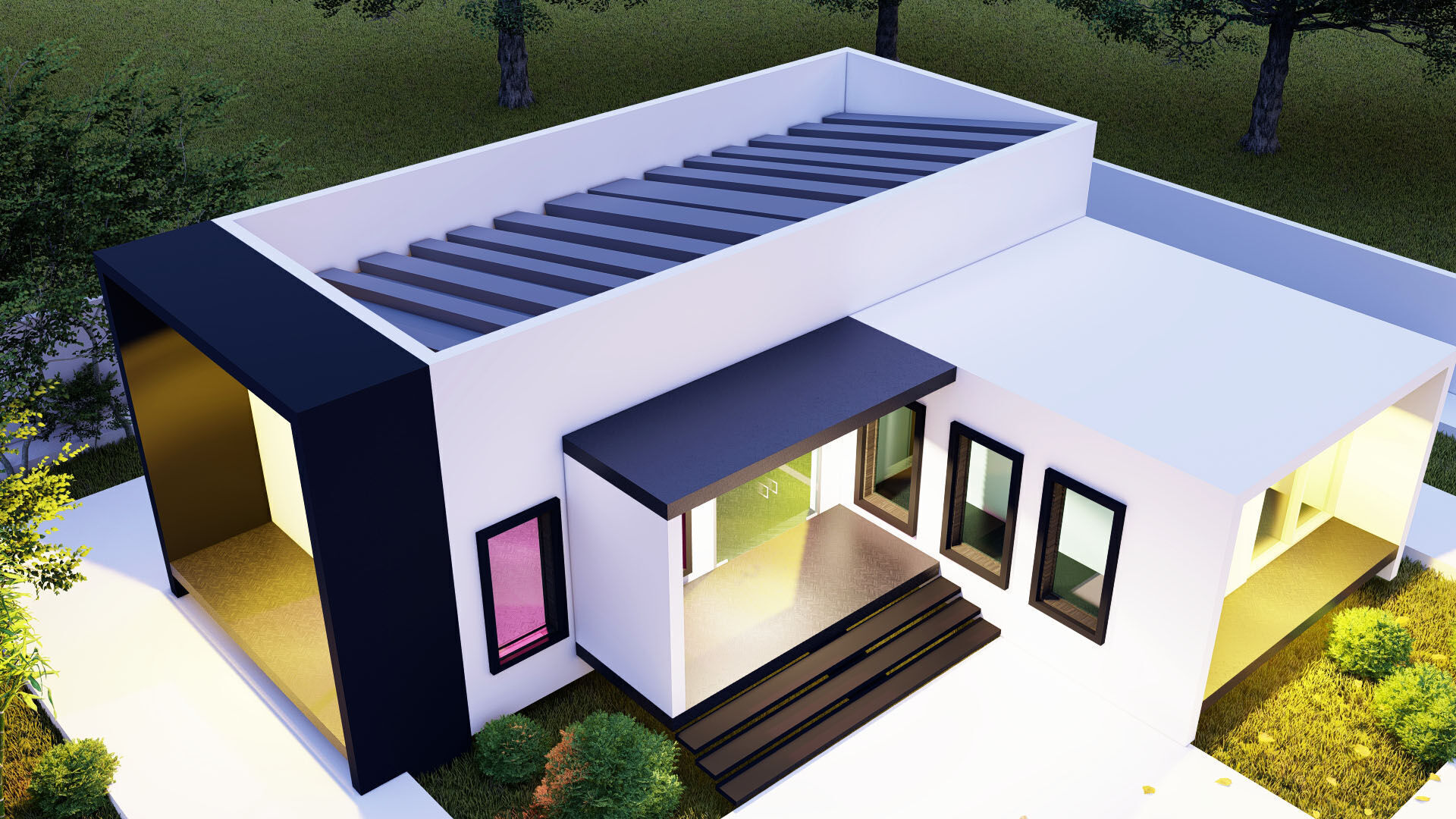 3d-ARCHITECTURAL-MODEL Low-poly 3D model_9