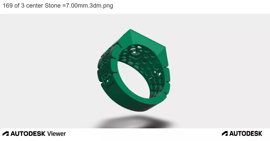 Nexus Grid Ring 3D print model