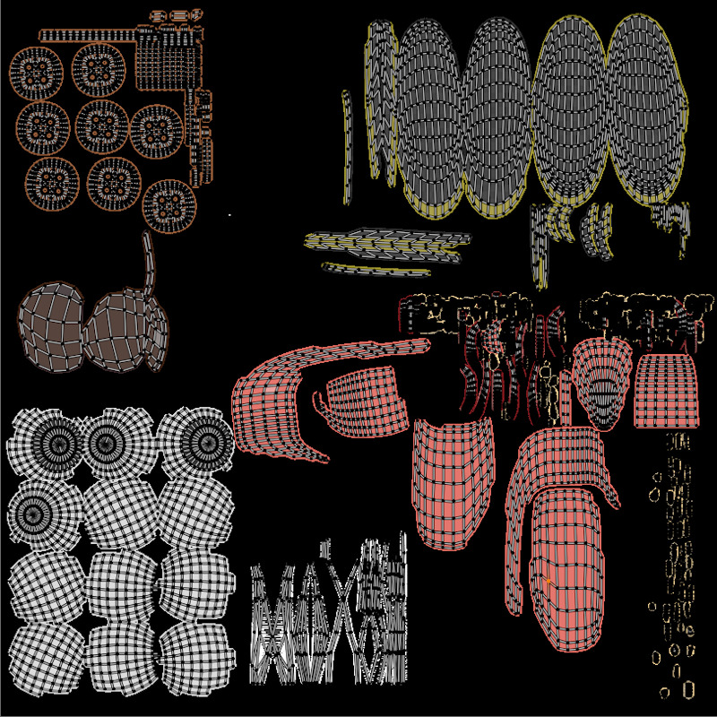 Cartoon Old Man Rigged Game-Animation-Ready Low Poly Low-poly 3D model_17