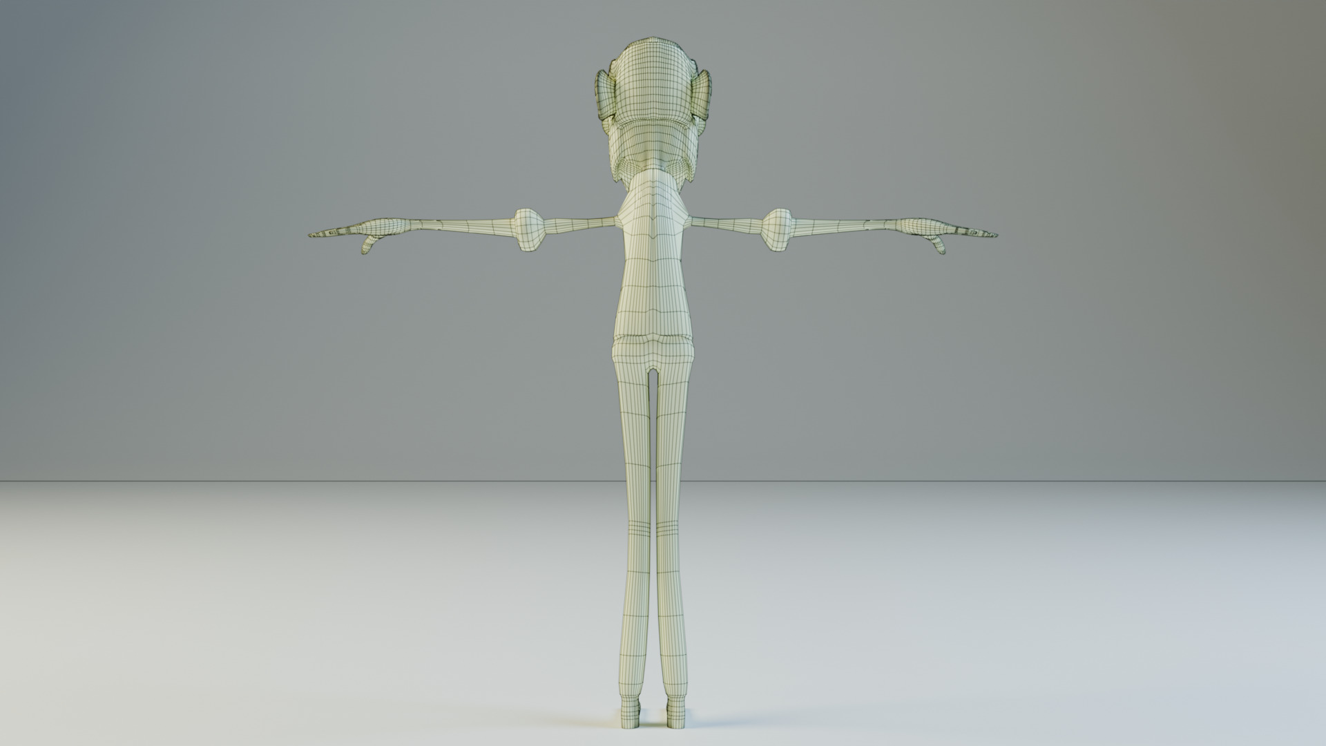 Cartoon Old Man Rigged Game-Animation-Ready Low Poly Low-poly 3D model_12