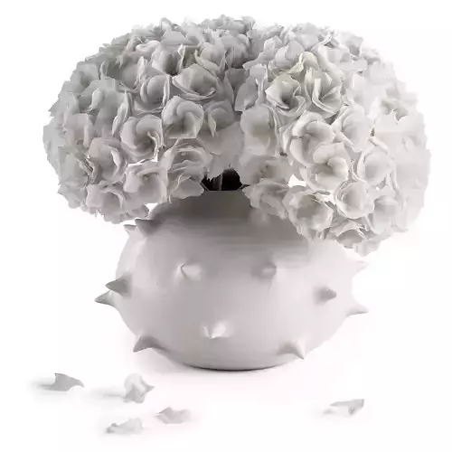 Vase with Hydrangea
