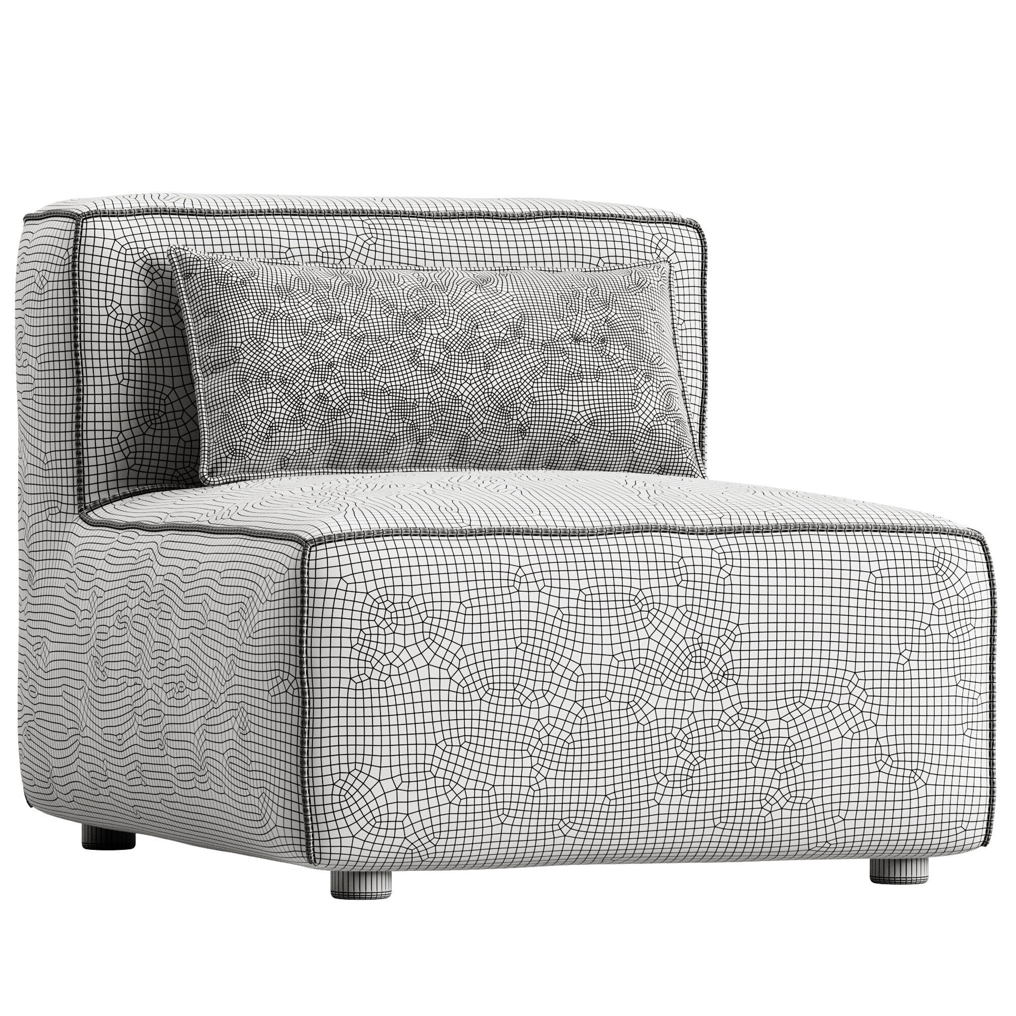 Kilhe Modular Sofa 3D model_2