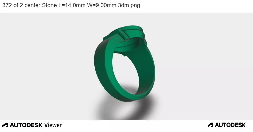 Dual Crown Embrace Ring 3D print model