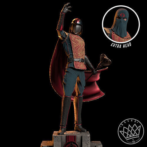 Fan Art - Cobra Commander from GI JOE - Statue 3D print model