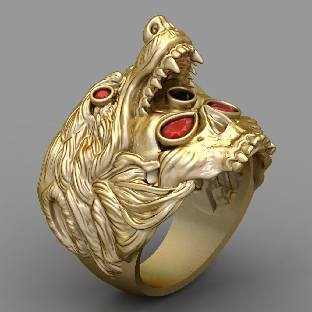Antique Gents Signet Ring 3D print model_2