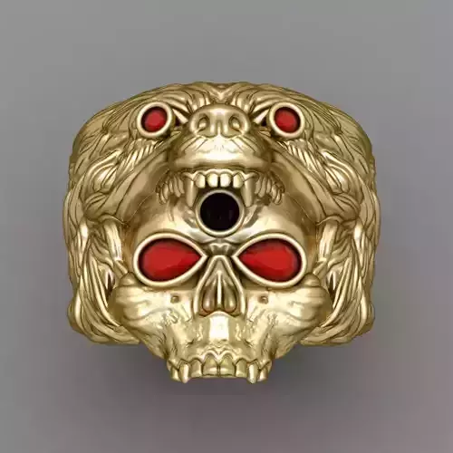 Antique Gents Signet Ring 3D print model