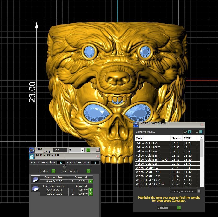 Antique Gents Signet Ring 3D print model_6