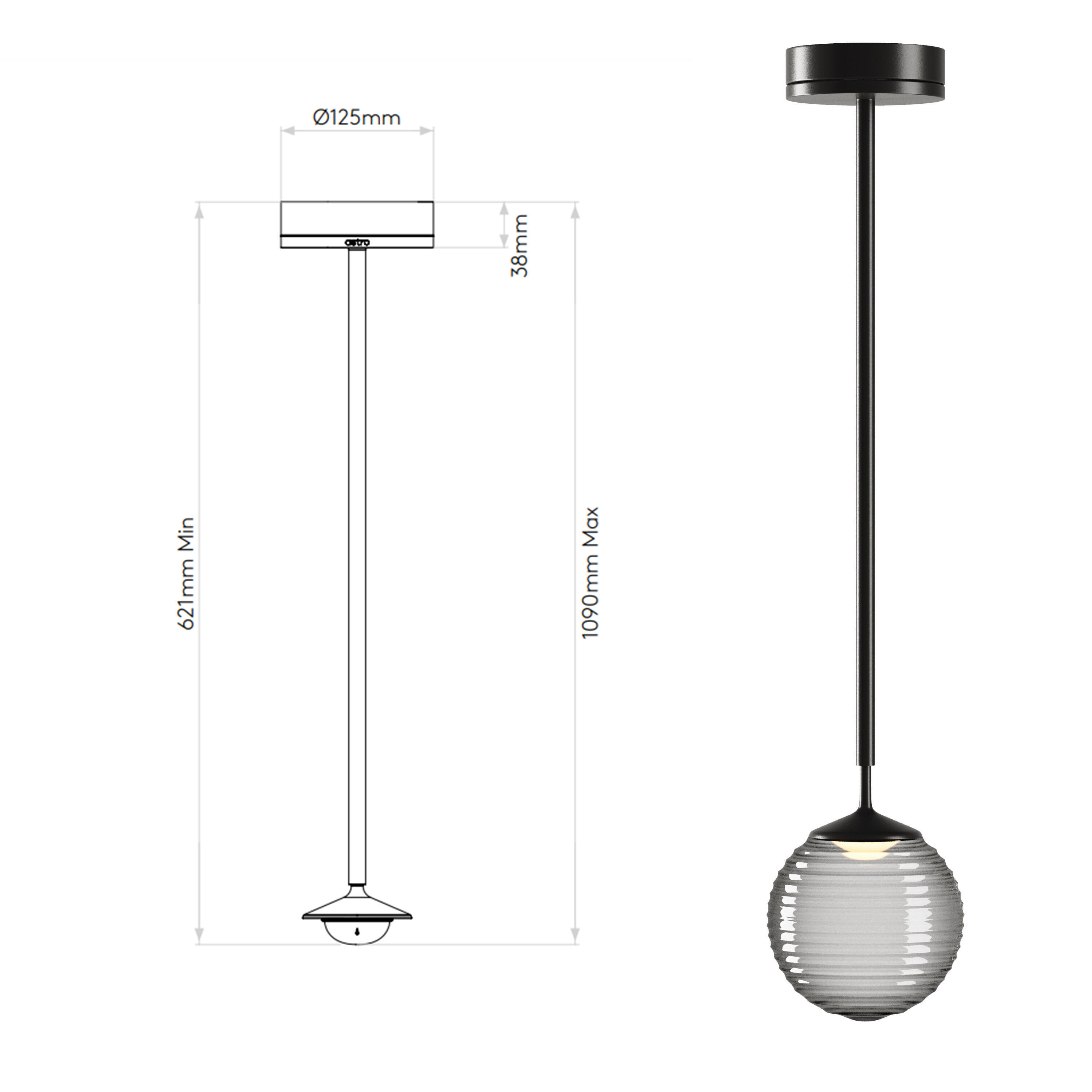 Nara Pendant 3D model_2