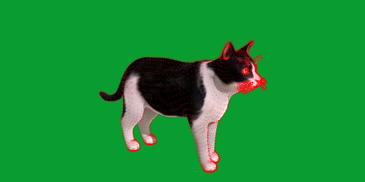 Domestic House Cat Low-poly 3D model_30