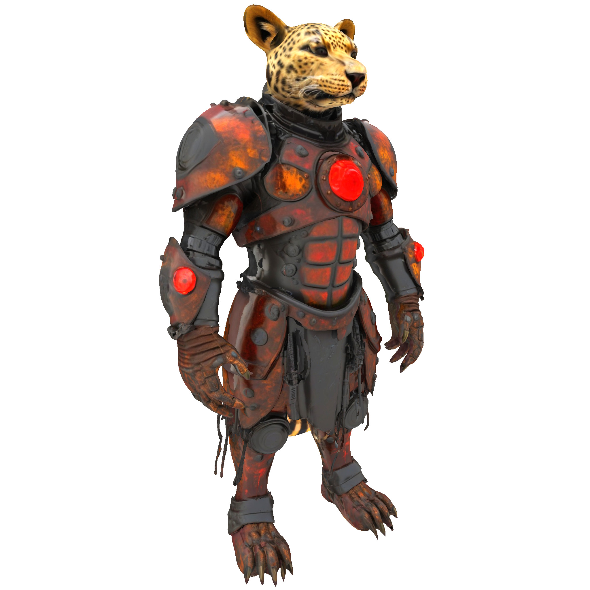 BeastBound Guardians - Anthro Warrior Collection 3D print model_10