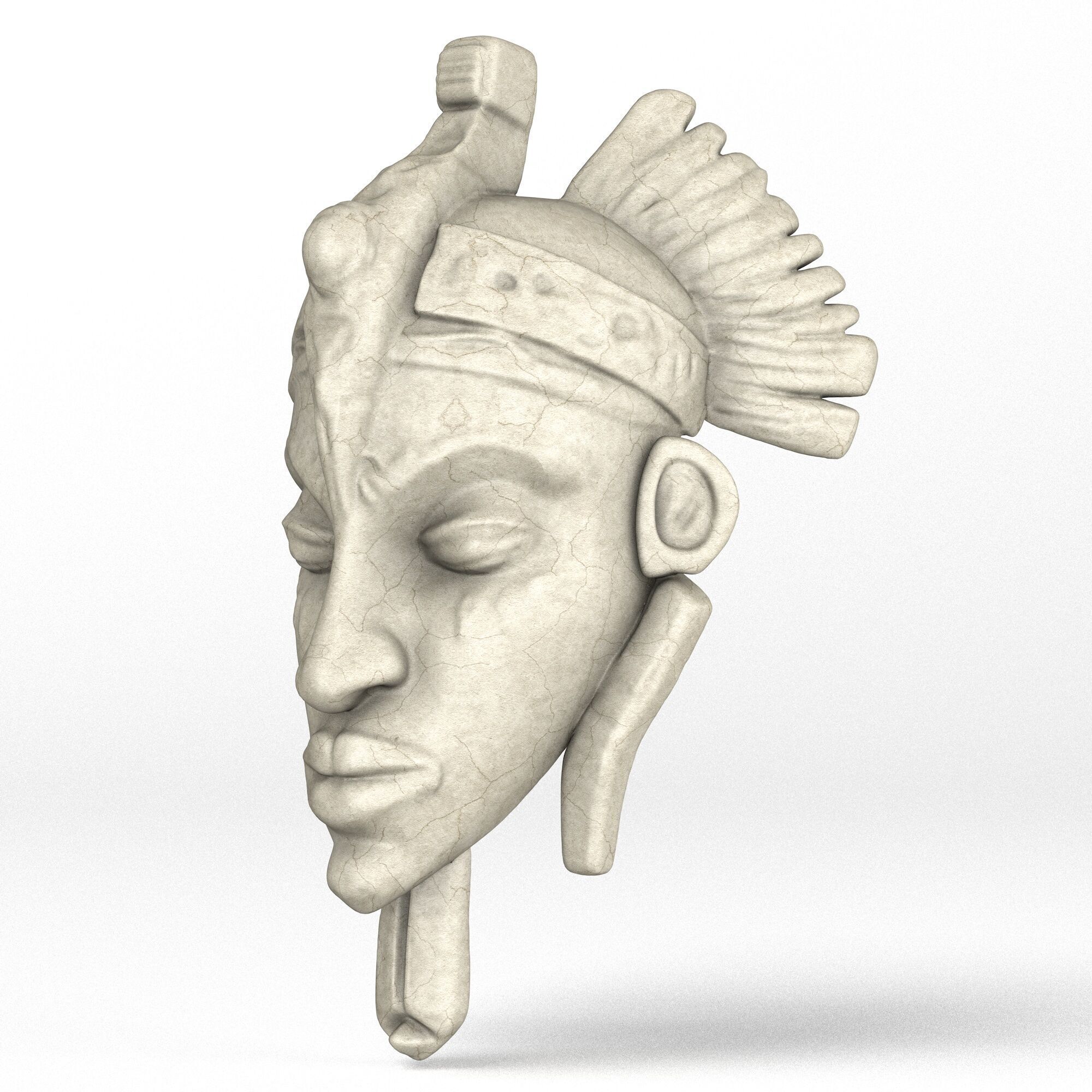 African Mask 3D model_1