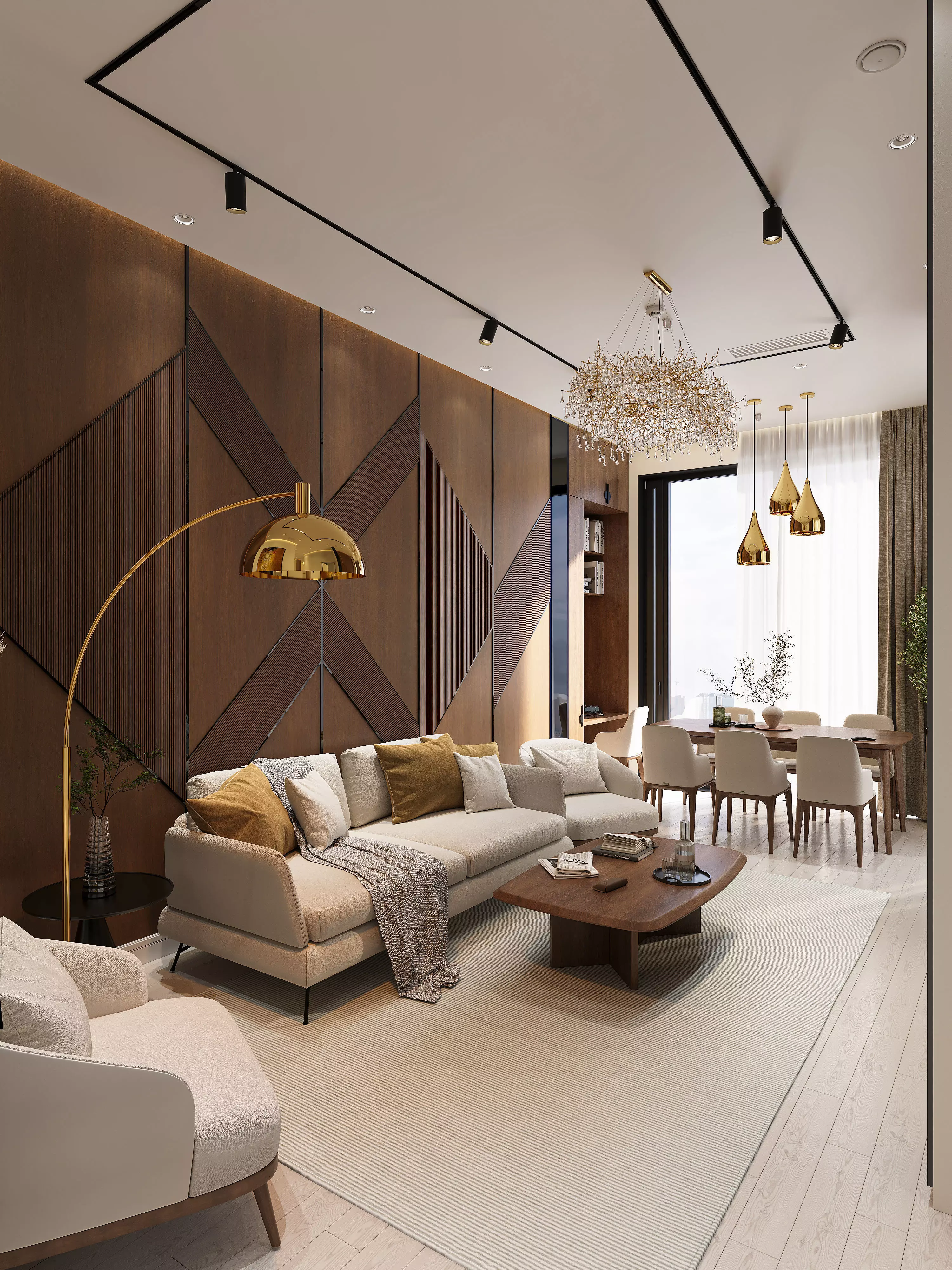 Apartmen Home interior FULL 3D model