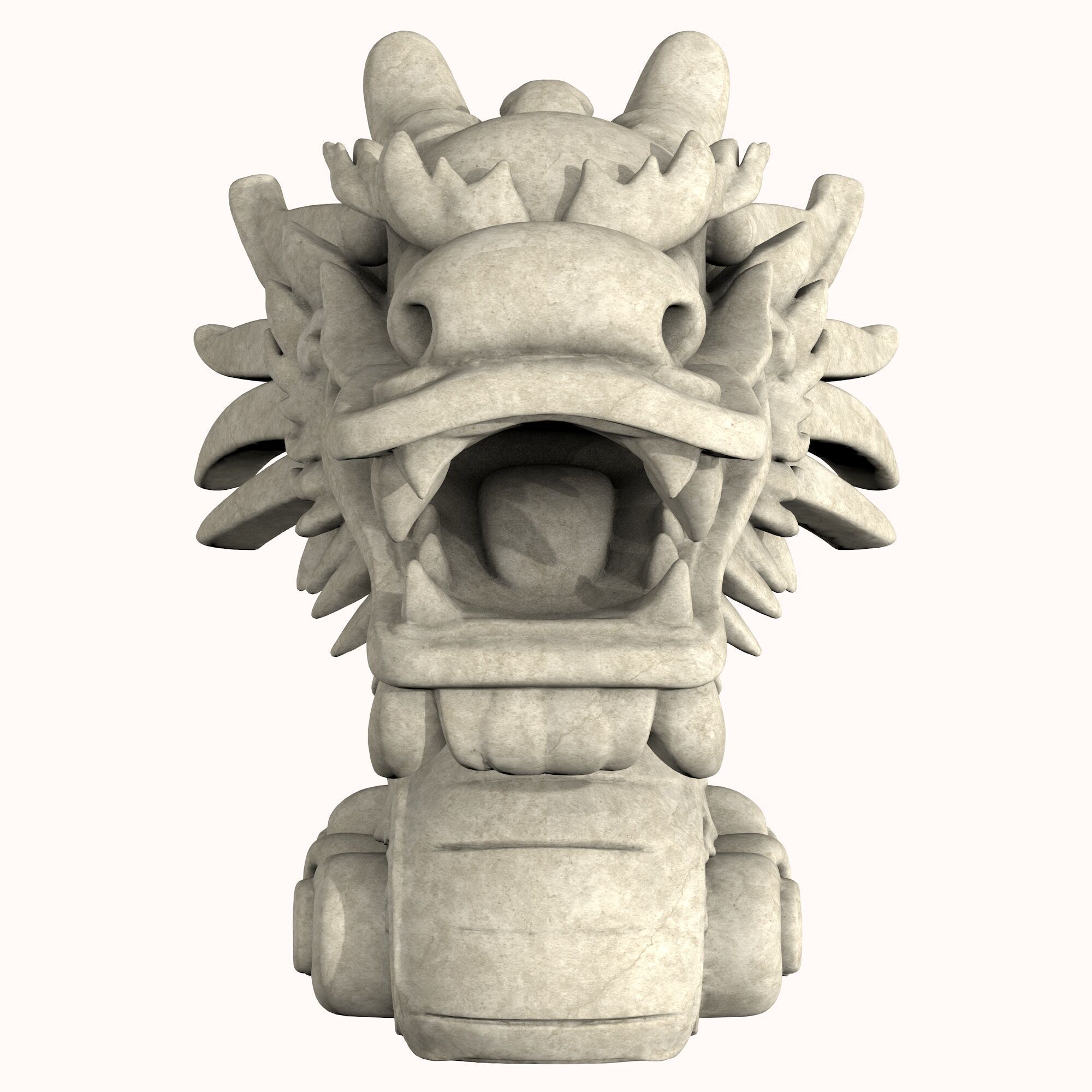 Dragon Head 3D model_1