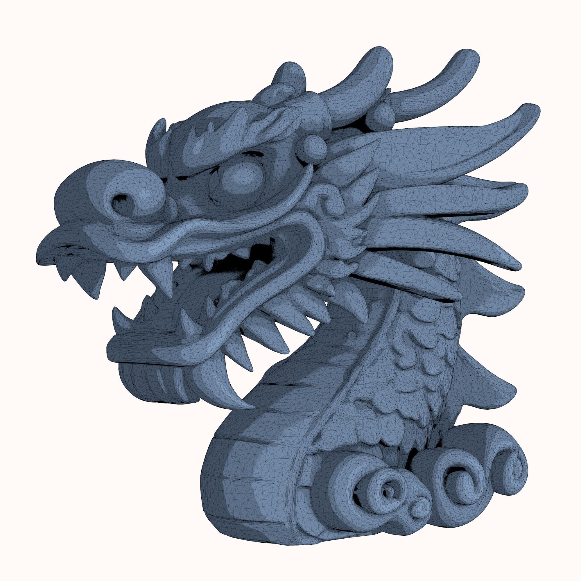 Dragon Head 3D model_6
