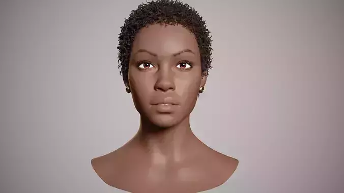African Woman Head 22